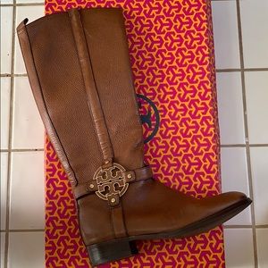 Tory Burch - Leather Riding Boots - Size 9
